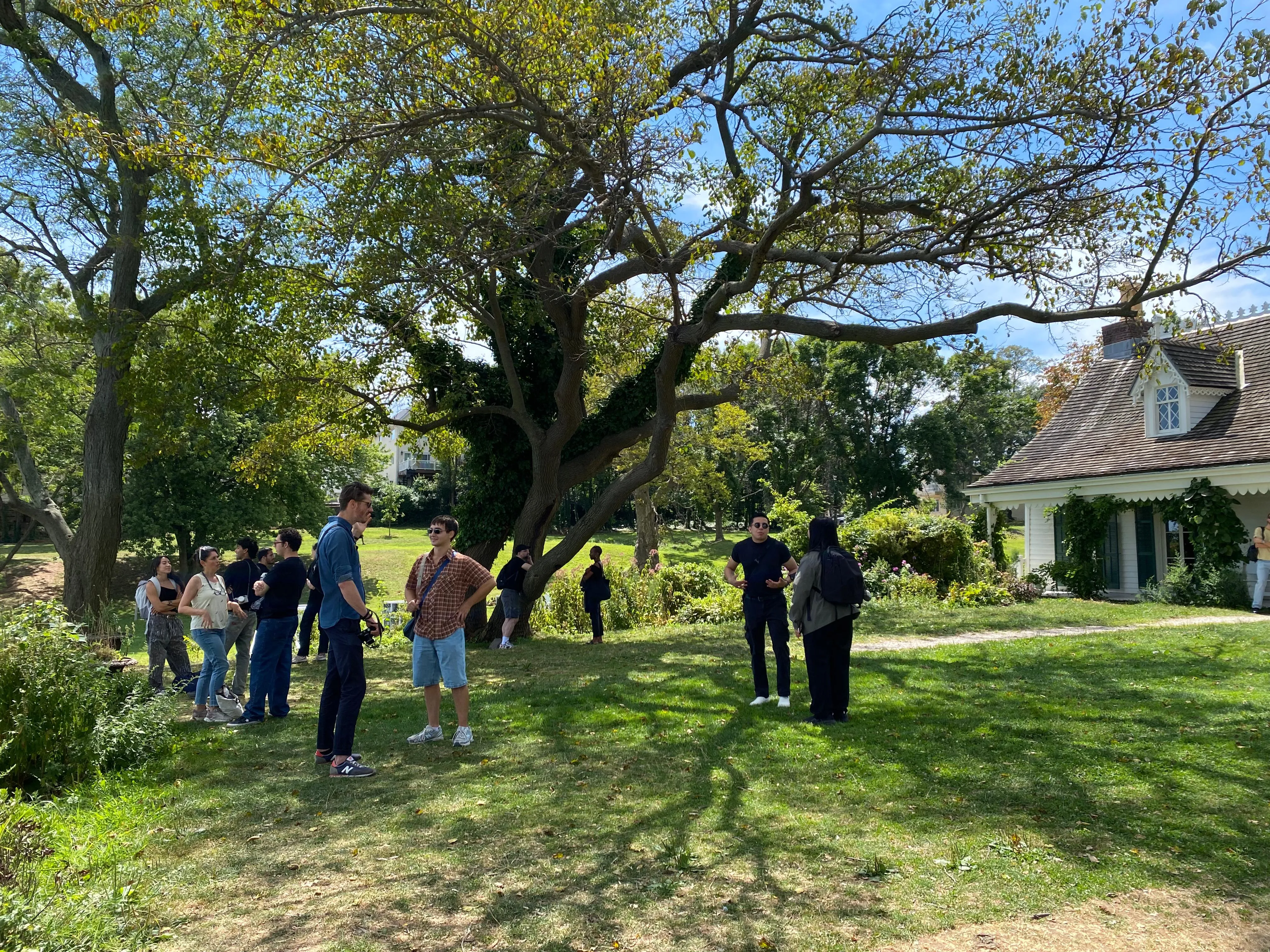 ICP students at the Alice Austen House